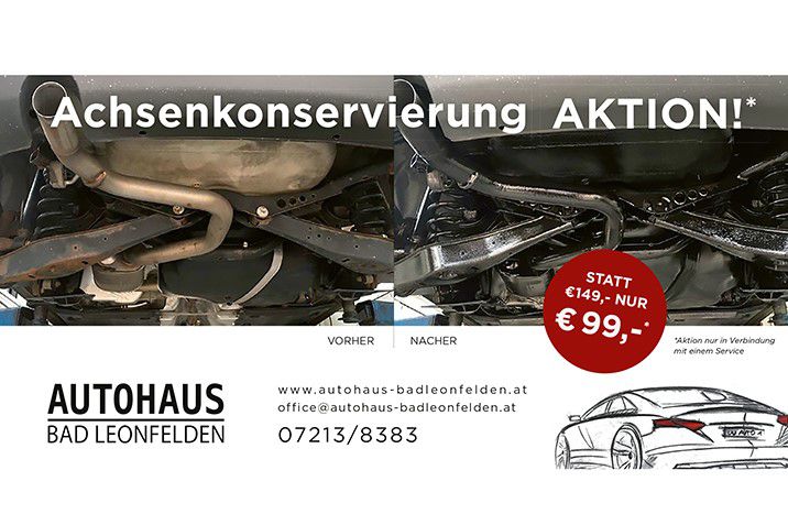 Achskonservierung Aktion 