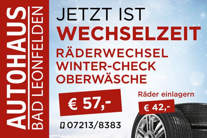 Räderwechsel & Wintercheck